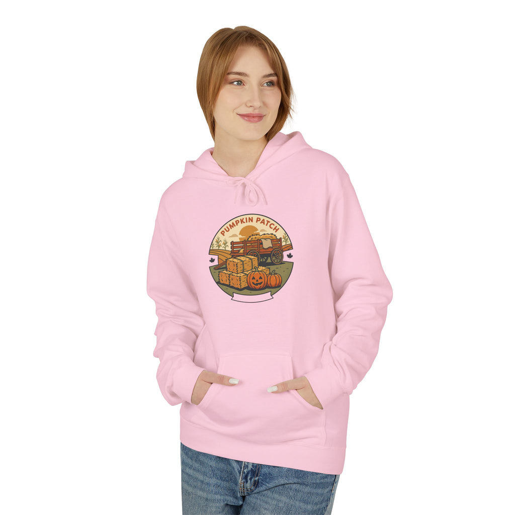 Vintage Camper Sunset Hoodie — Retro Camping Graphic Hooded Sweatshirt