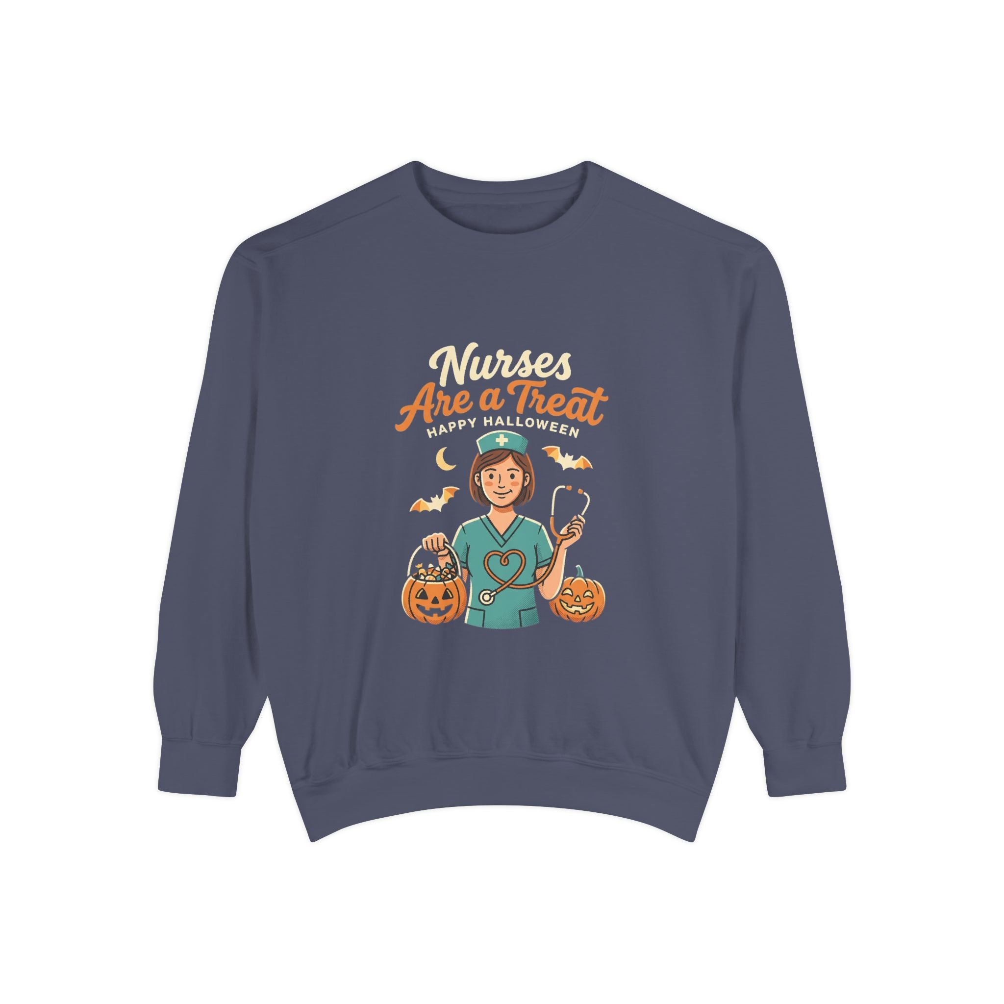 Nurses Are a Treat Sweatshirt | Halloween Nurse Shirt
