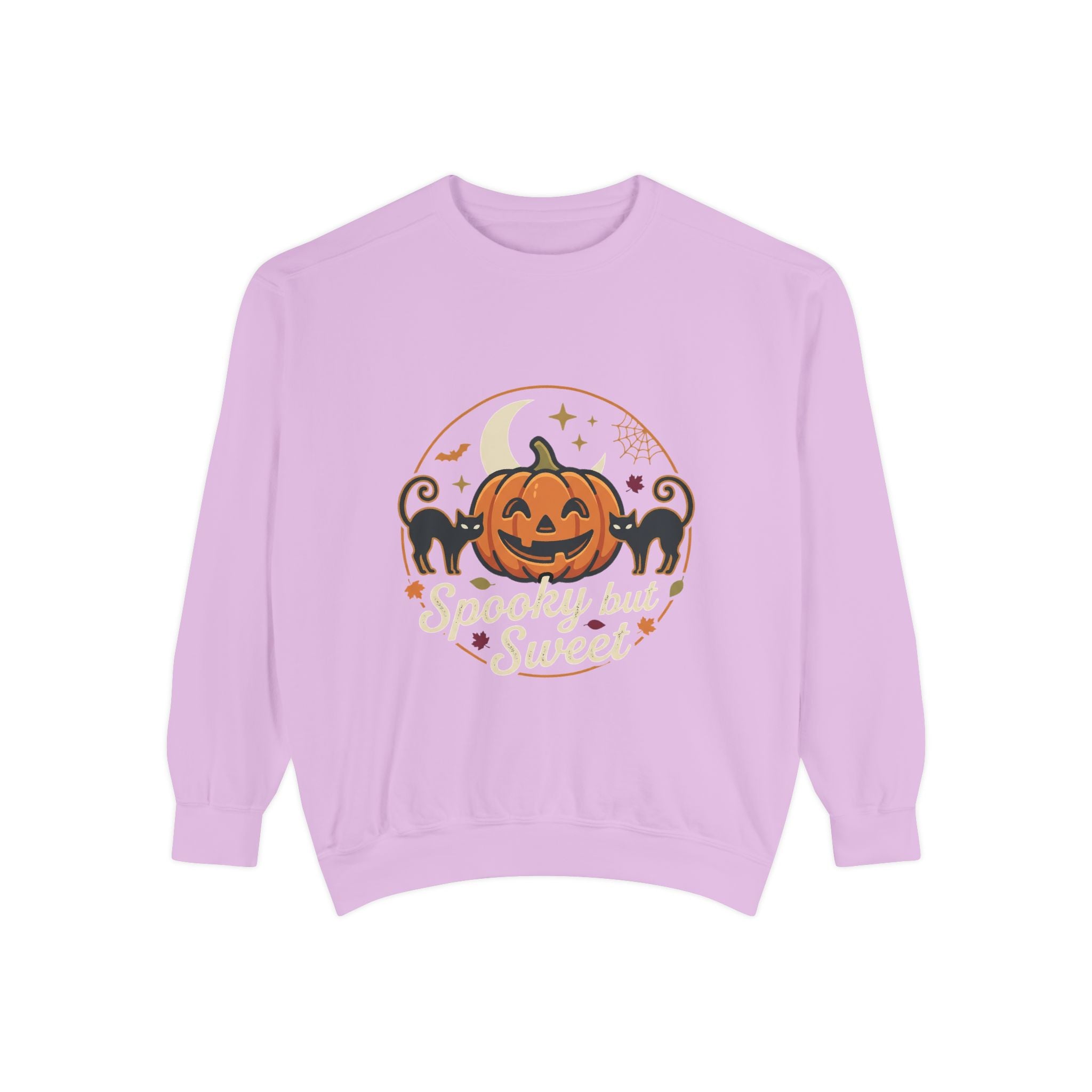 Spooky but Sweet Pumpkin Sweatshirt | Halloween Jack-o'-Lantern