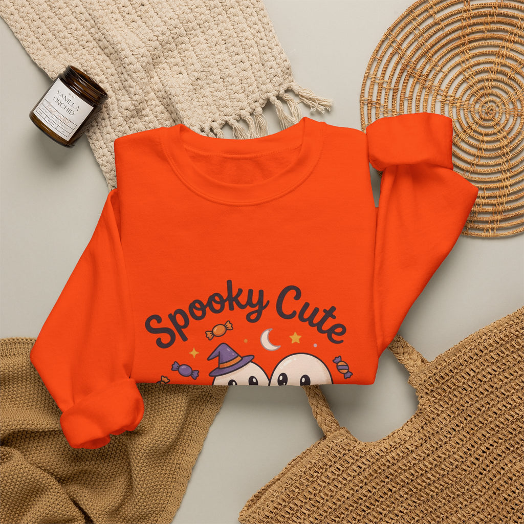 Spooky Cute Ghosts Crewneck Sweatshirt | Happy Hauntings Halloween