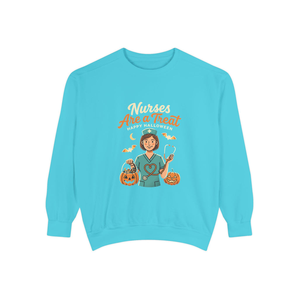 Nurses Are a Treat Sweatshirt | Halloween Nurse Shirt