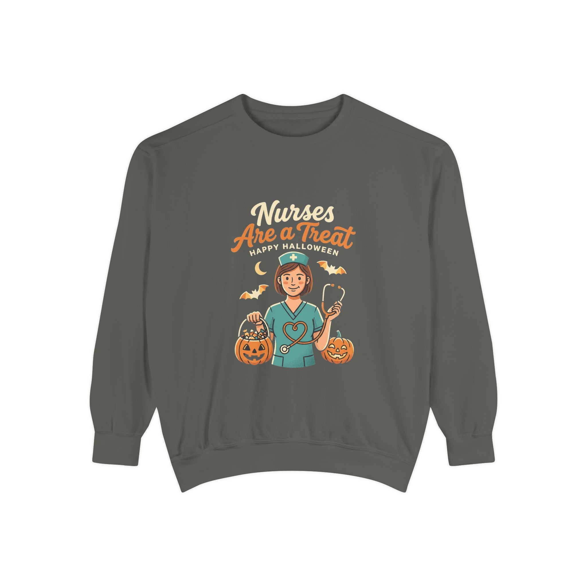 Nurses Are a Treat Sweatshirt | Halloween Nurse Shirt