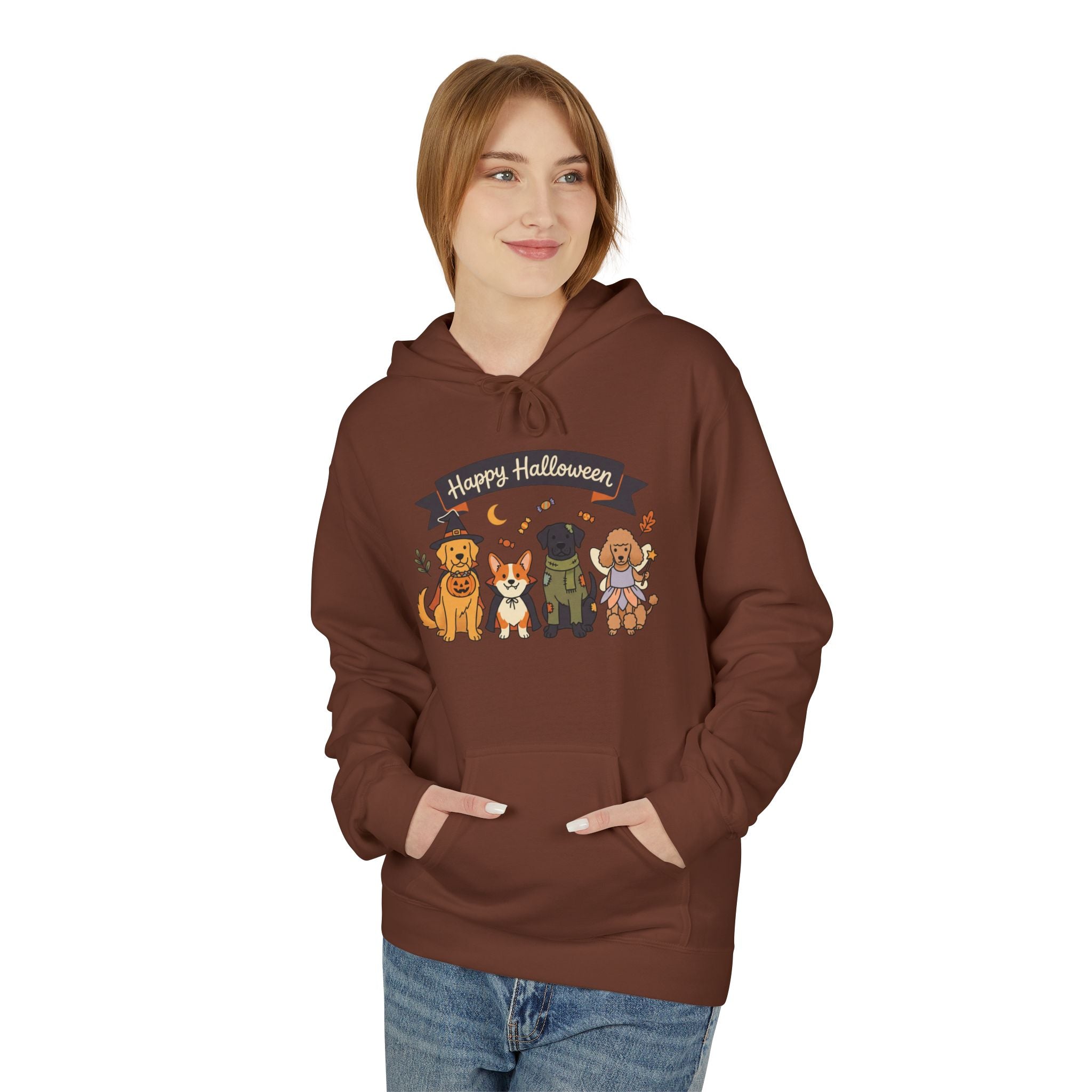 Happy Halloween Dogs Hoodie — Cute Halloween Puppy Costume Sweatshirt