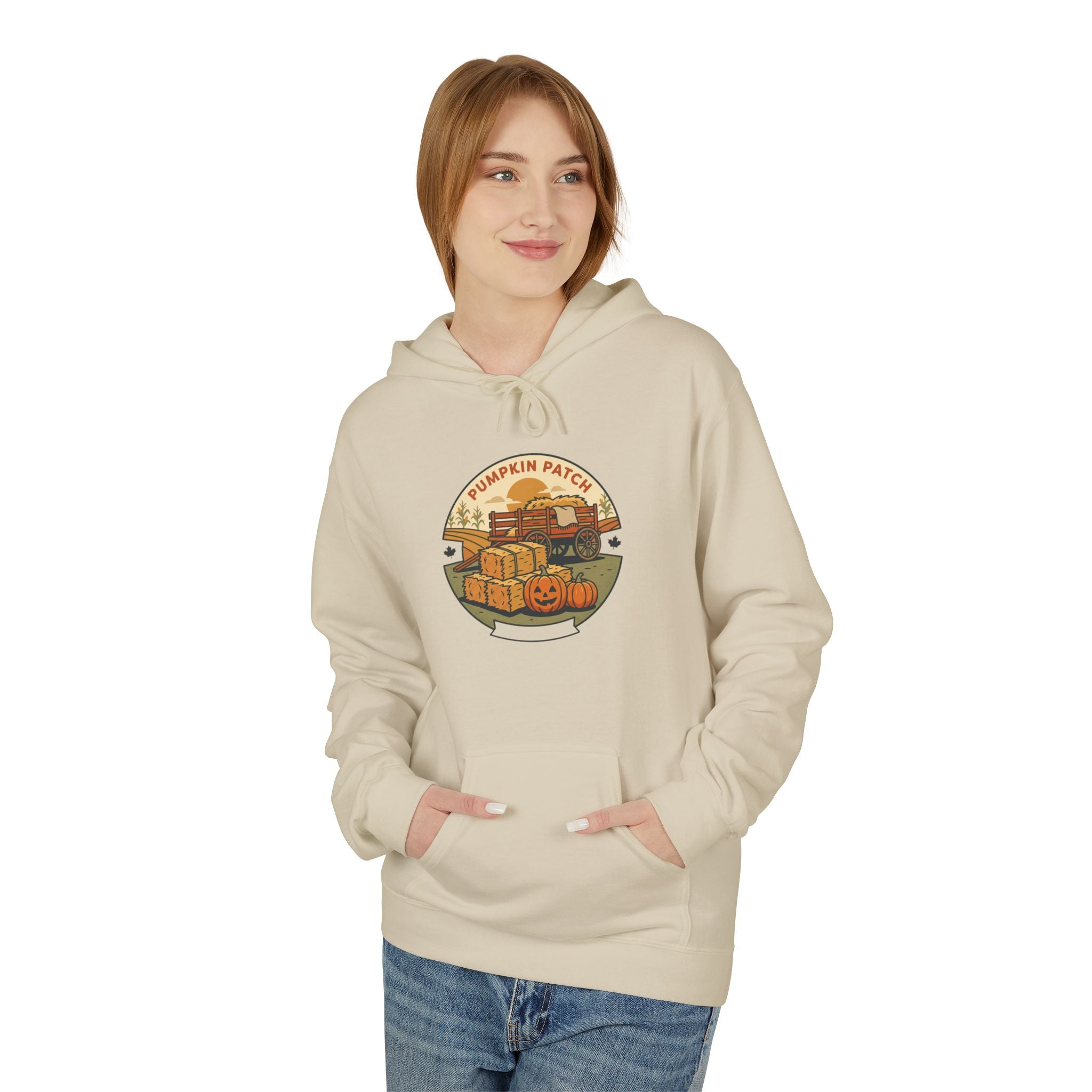 Vintage Camper Sunset Hoodie — Retro Camping Graphic Hooded Sweatshirt