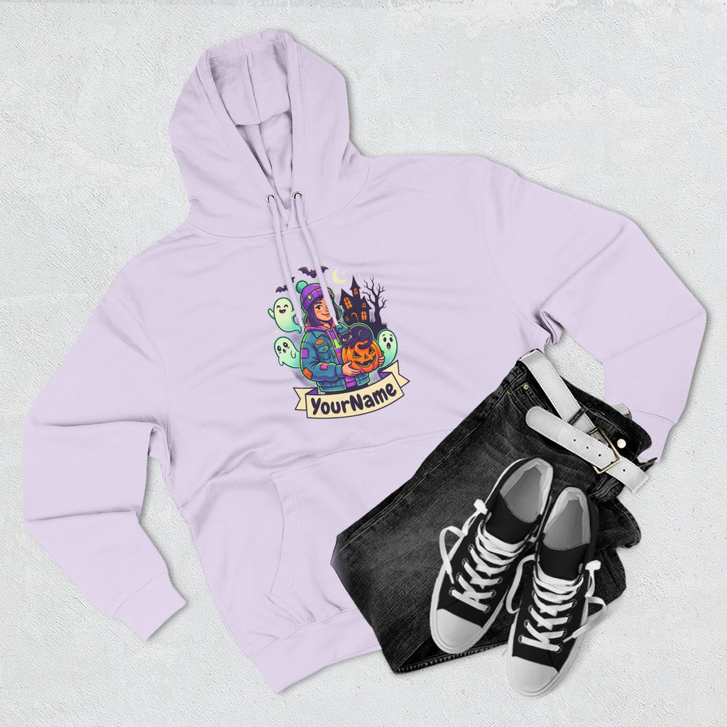 Halloween Crew Hoodie — Personalized Spooky Characters Design