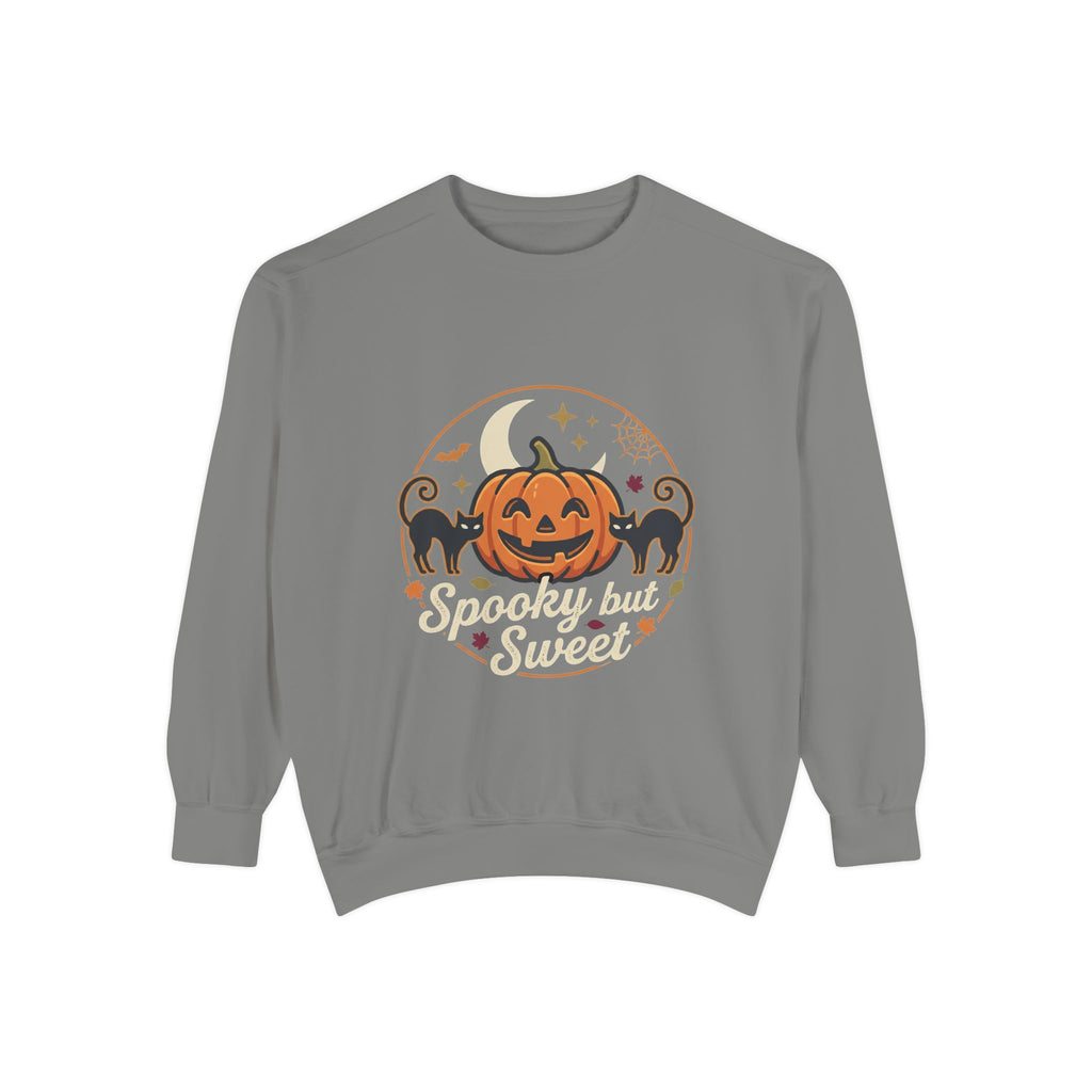 Copy of Spooky but Sweet Pumpkin Sweatshirt | Halloween Jack-o'-Lantern
