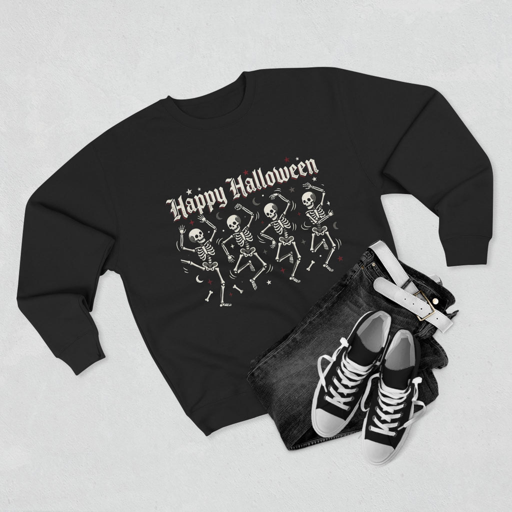 Happy Halloween Dancing Skeletons Sweatshirt