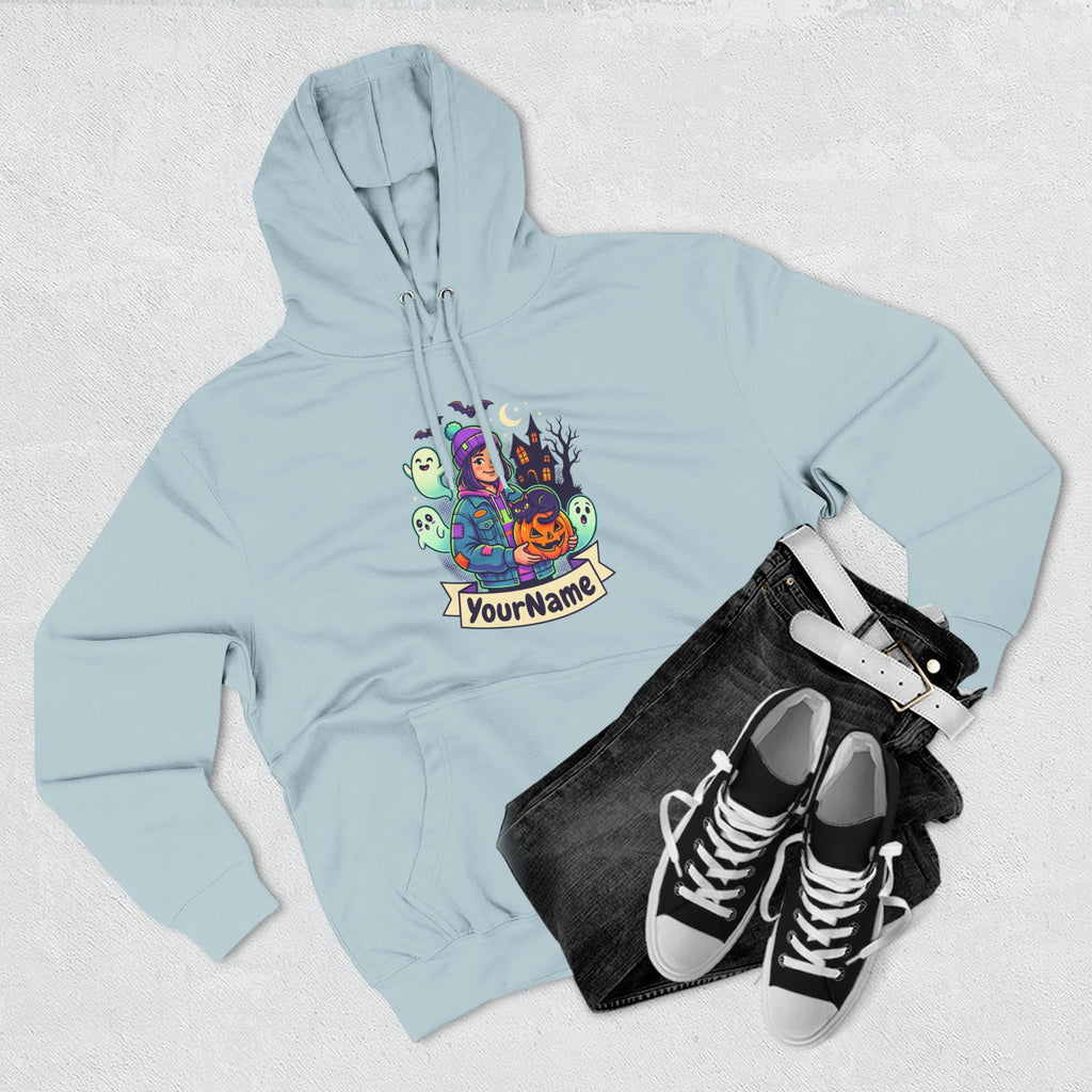 Halloween Crew Hoodie — Personalized Spooky Characters Design