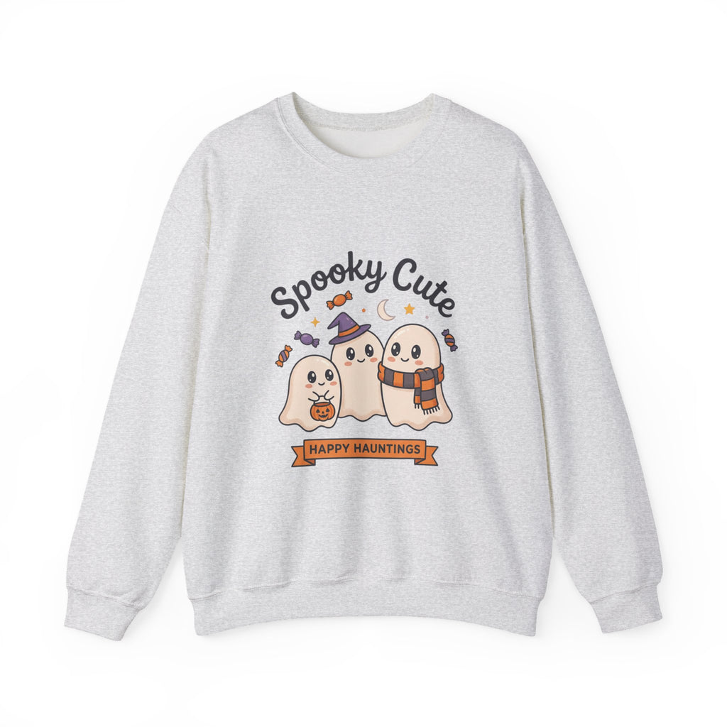 Spooky Cute Ghosts Crewneck Sweatshirt | Happy Hauntings Halloween