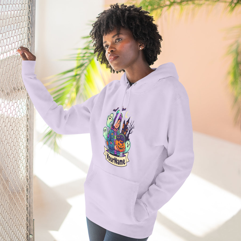 Halloween Crew Hoodie — Personalized Spooky Characters Design