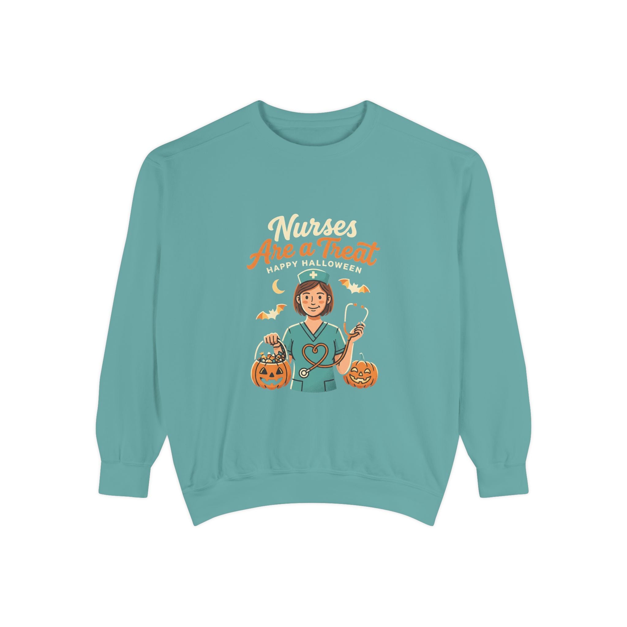 Nurses Are a Treat Sweatshirt | Halloween Nurse Shirt