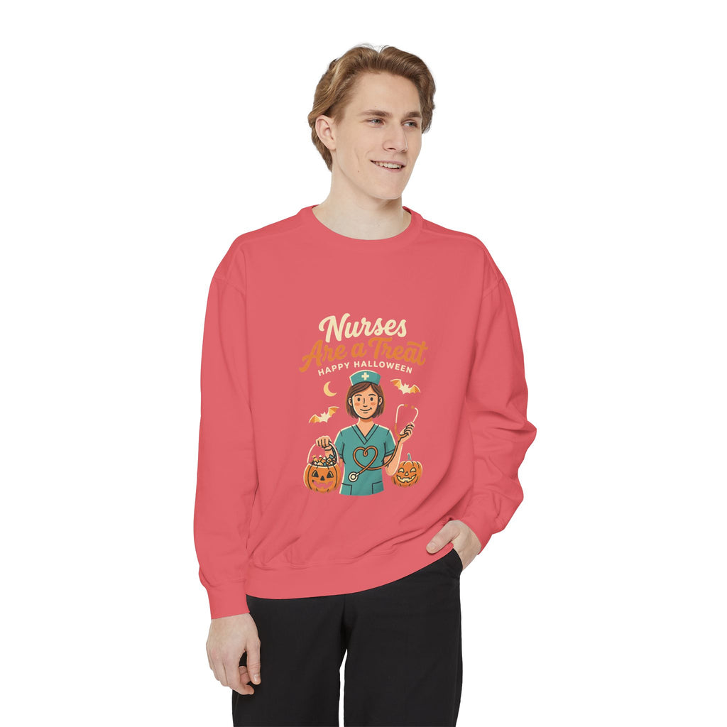 Nurses Are a Treat Sweatshirt | Halloween Nurse Shirt