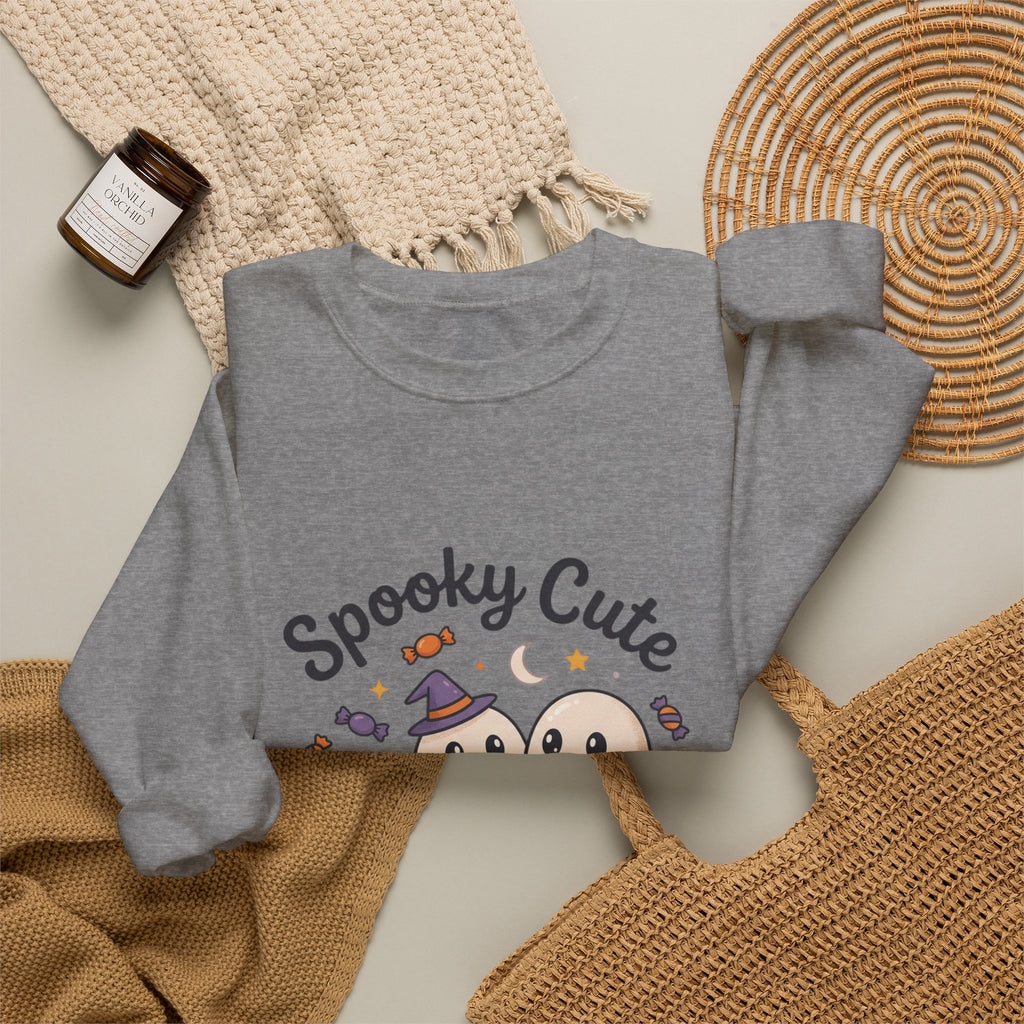 Spooky Cute Ghosts Crewneck Sweatshirt | Happy Hauntings Halloween