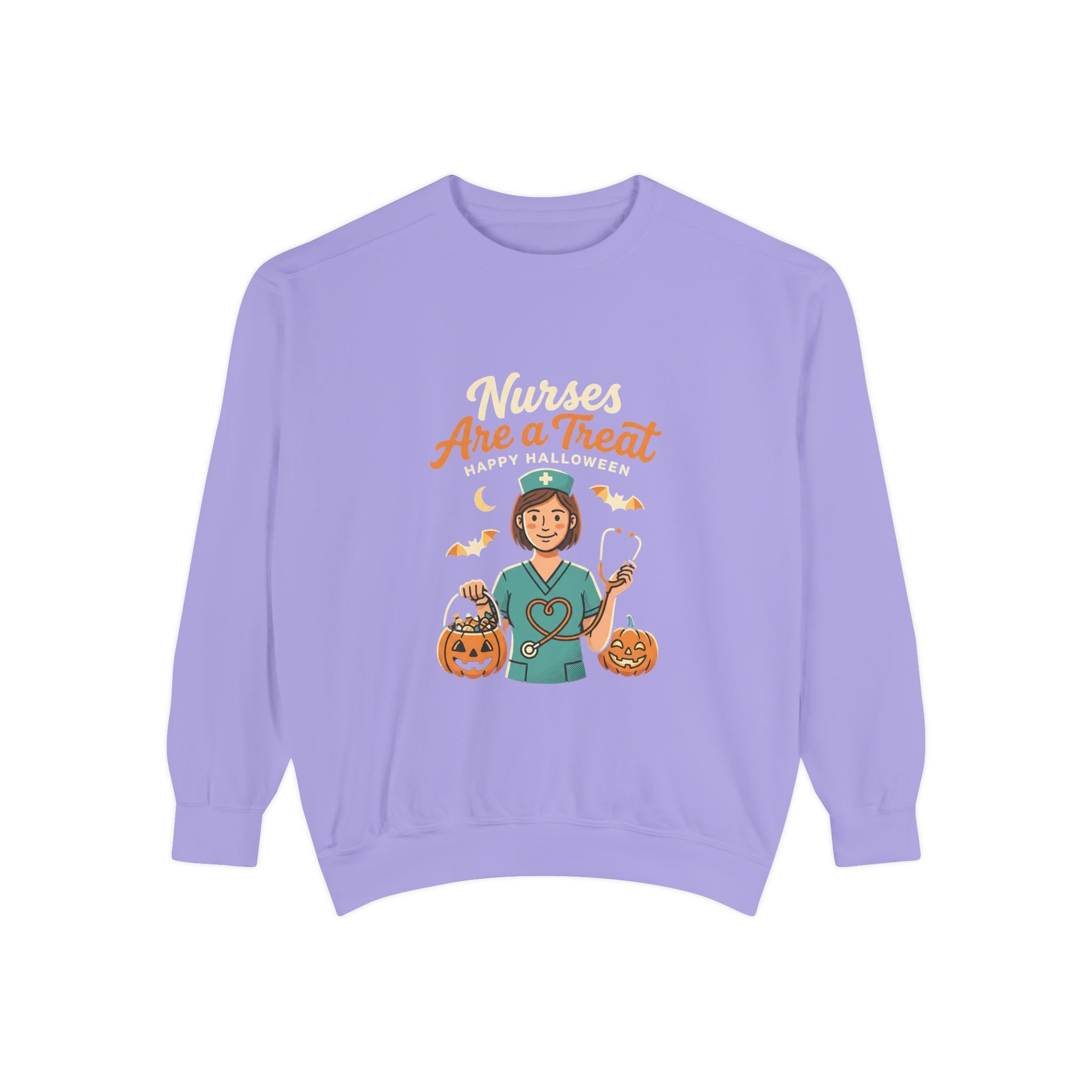 Nurses Are a Treat Sweatshirt | Halloween Nurse Shirt