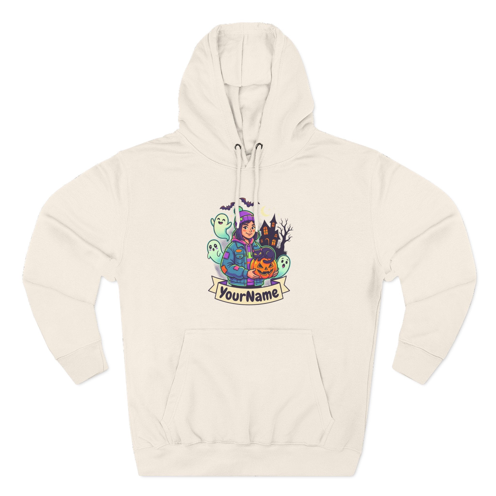 Halloween Crew Hoodie — Personalized Spooky Characters Design