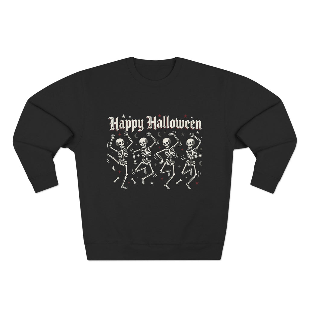Happy Halloween Dancing Skeletons Sweatshirt
