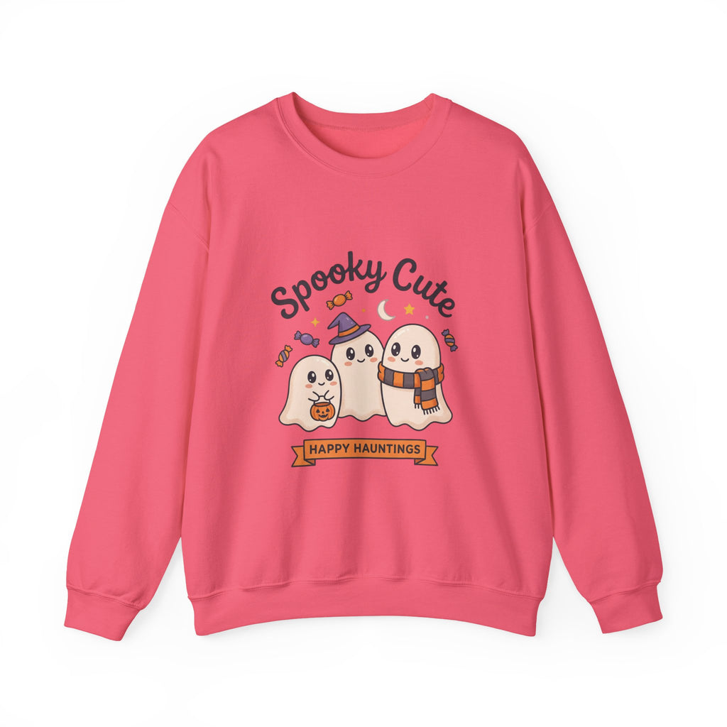 Spooky Cute Ghosts Crewneck Sweatshirt | Happy Hauntings Halloween