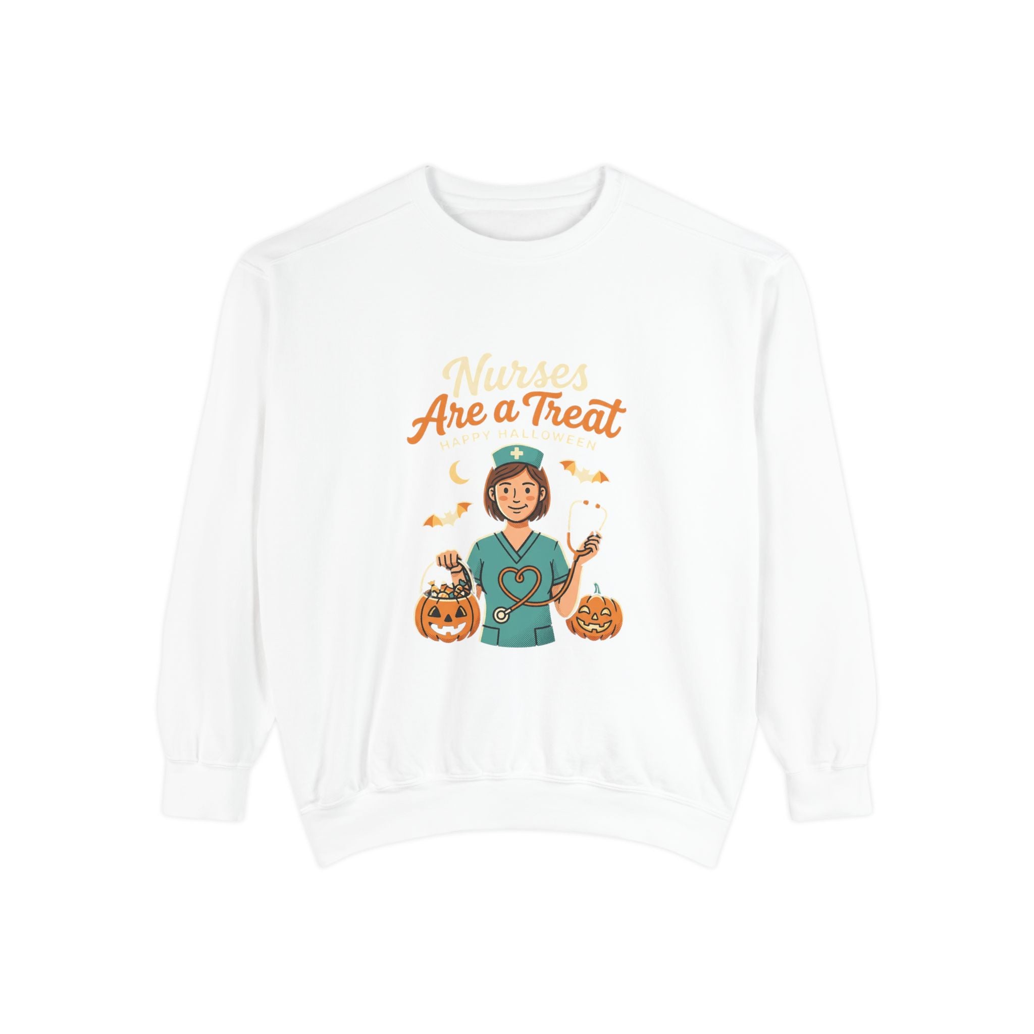 Nurses Are a Treat Sweatshirt | Halloween Nurse Shirt