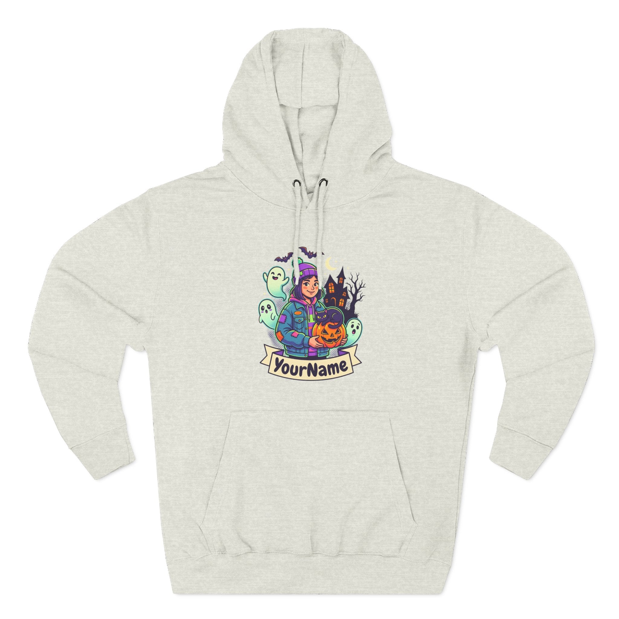 Halloween Crew Hoodie — Personalized Spooky Characters Design