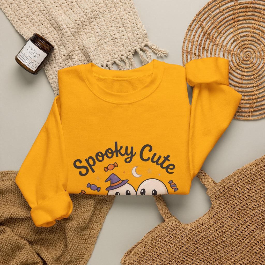 Spooky Cute Ghosts Crewneck Sweatshirt | Happy Hauntings Halloween