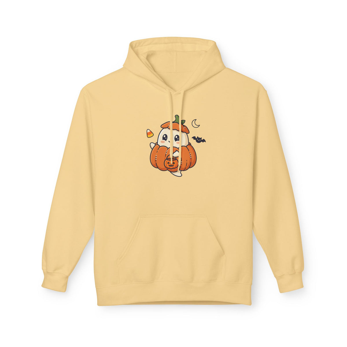 Halloween Pumpkin Panda Hoodie — Cute Spooky Fall Sweatshirt