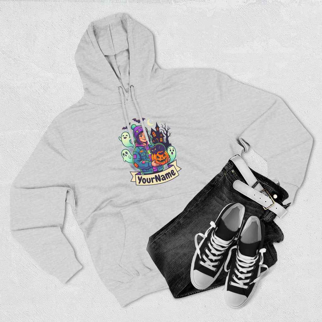 Halloween Crew Hoodie — Personalized Spooky Characters Design