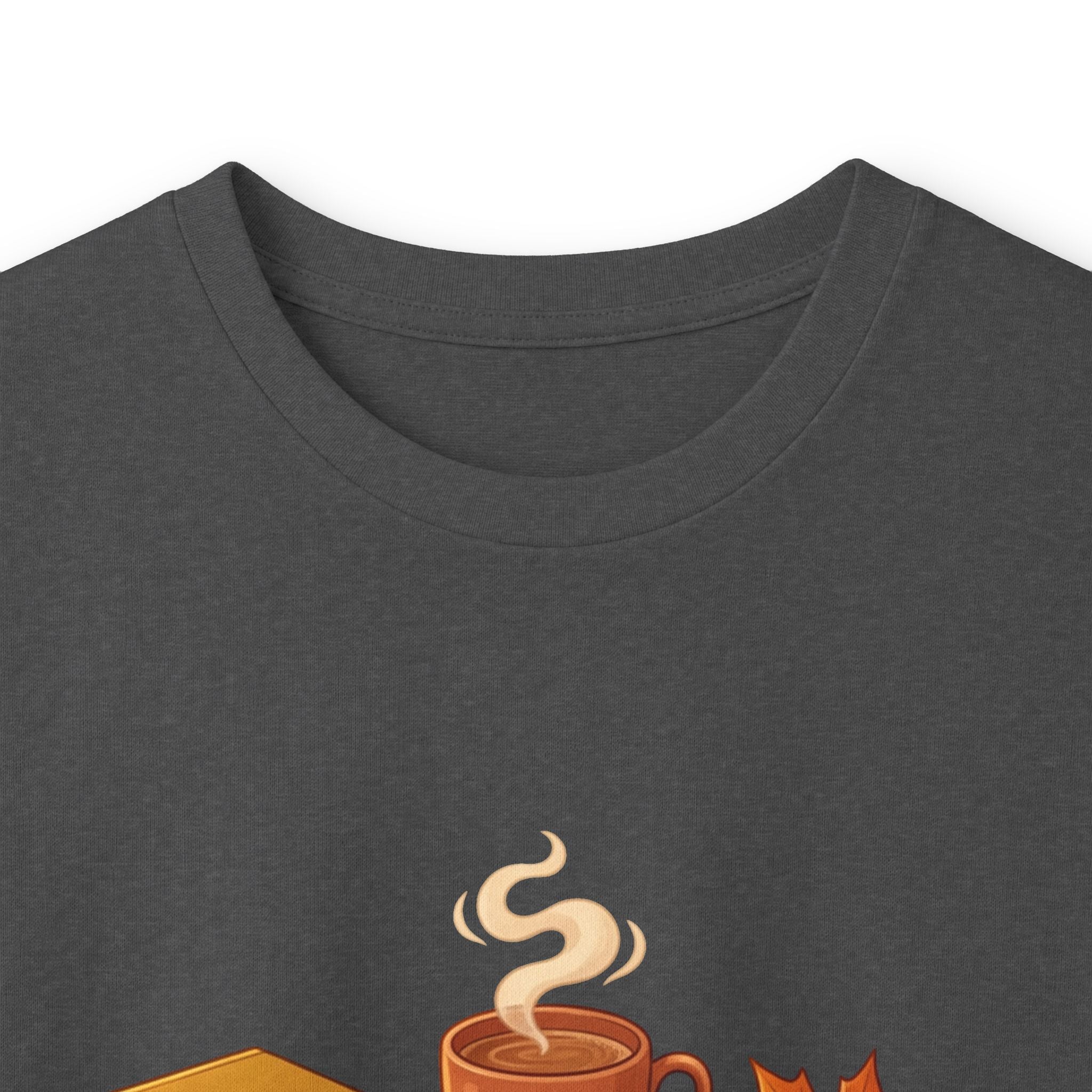 Autumn Cozy Comfort Long Sleeve Tee — Pumpkin, Sweater & Hot Drink Fall Design
