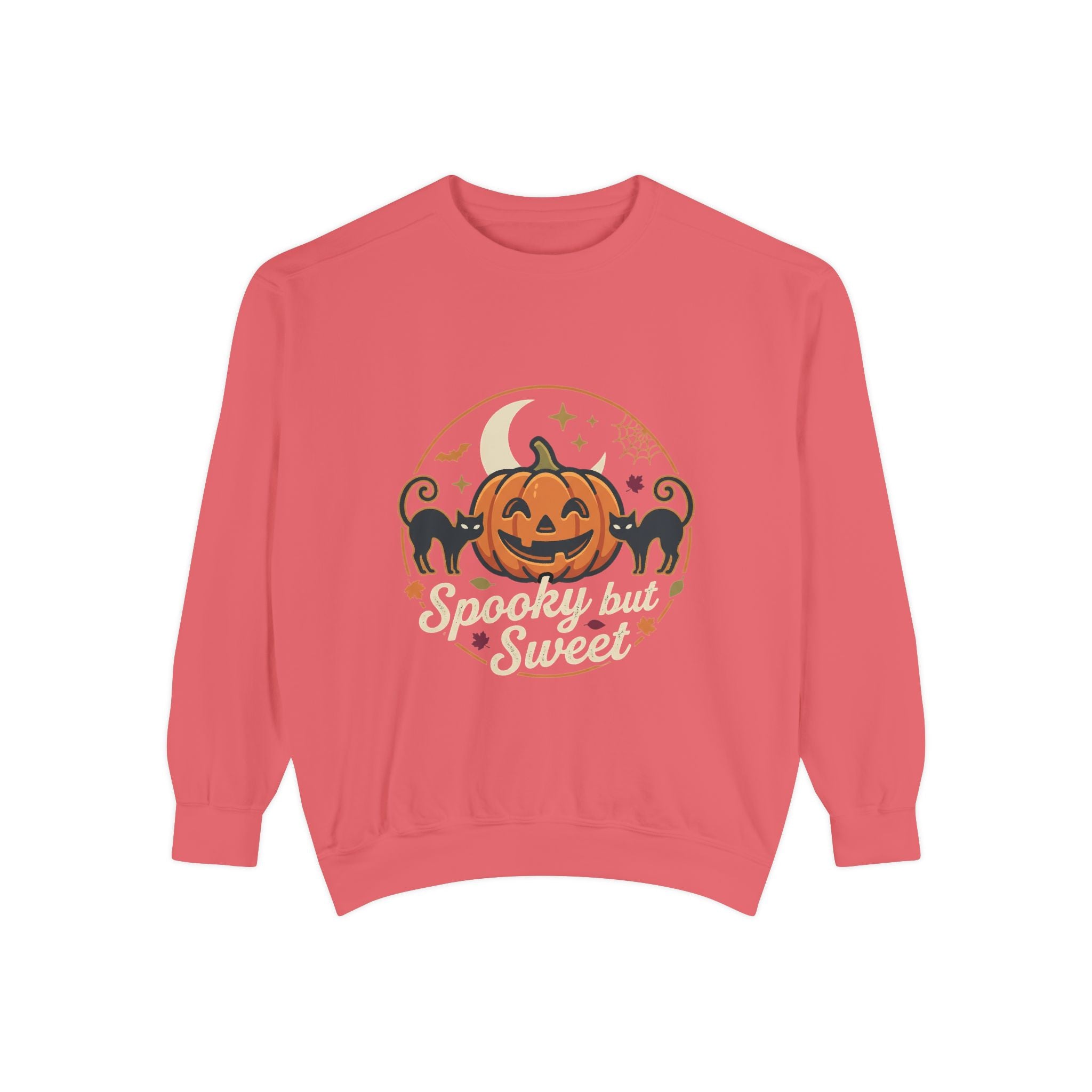 Spooky but Sweet Pumpkin Sweatshirt | Halloween Jack-o'-Lantern