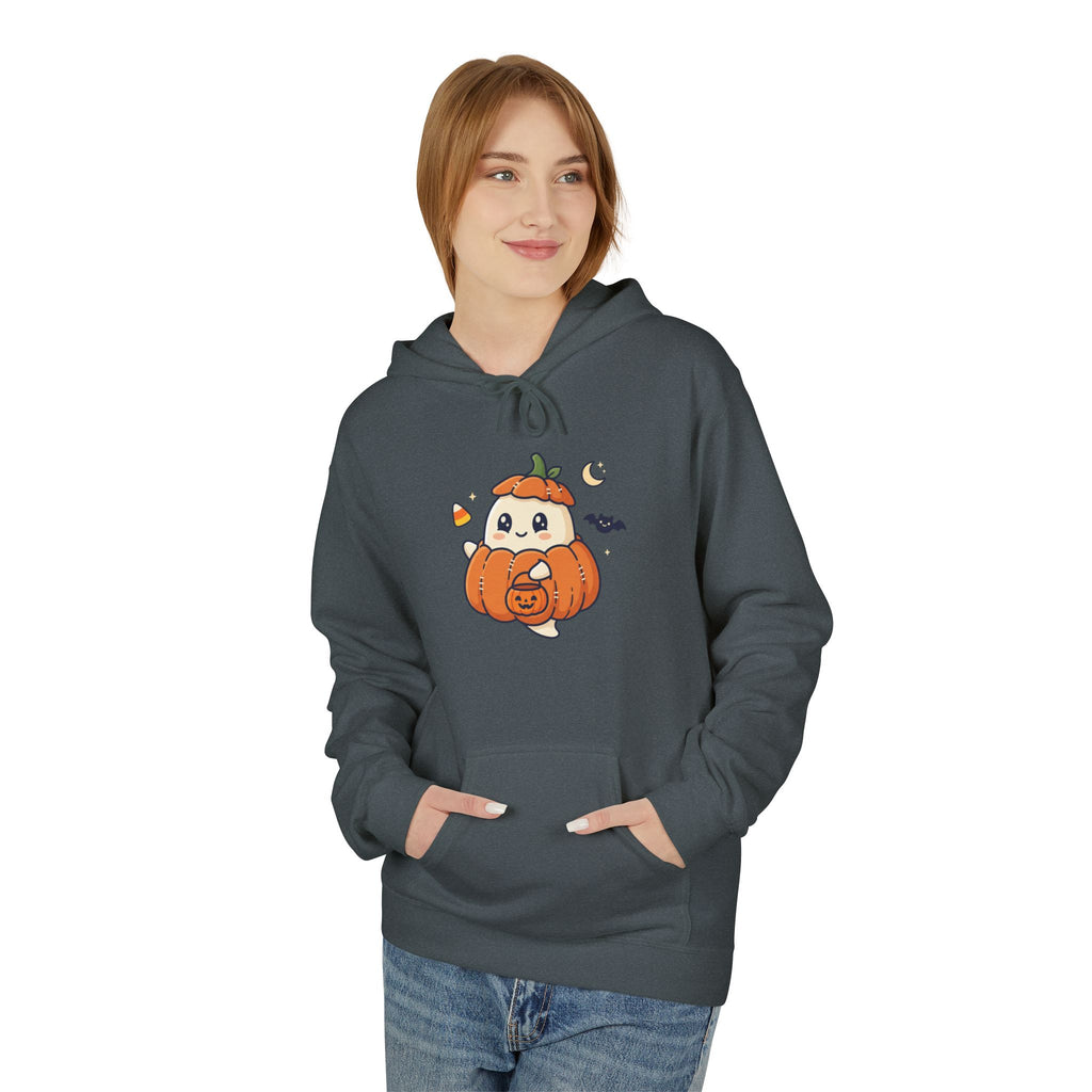 Halloween Pumpkin Panda Hoodie — Cute Spooky Fall Sweatshirt
