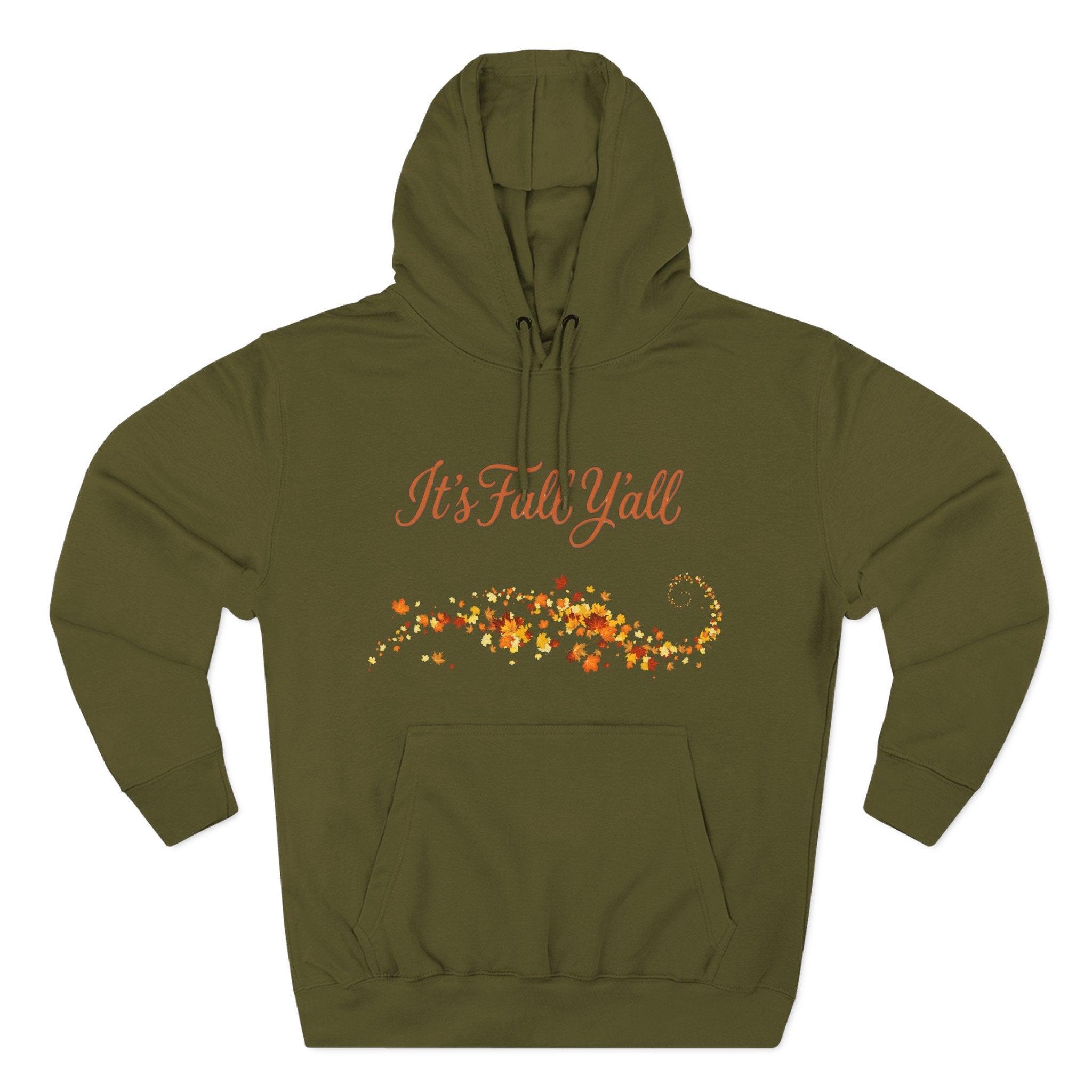 Three-Panel Fleece Hoodie