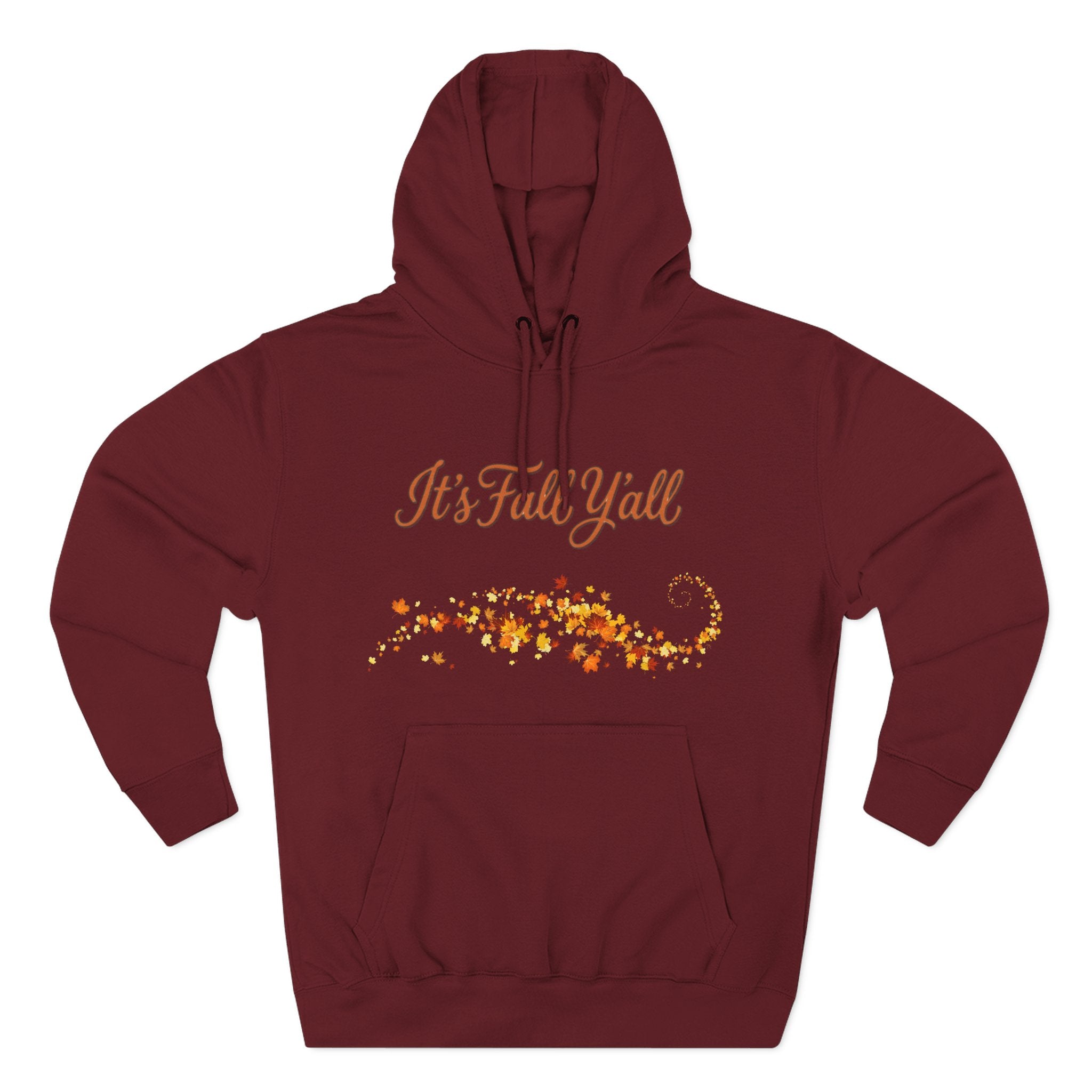 Three-Panel Fleece Hoodie