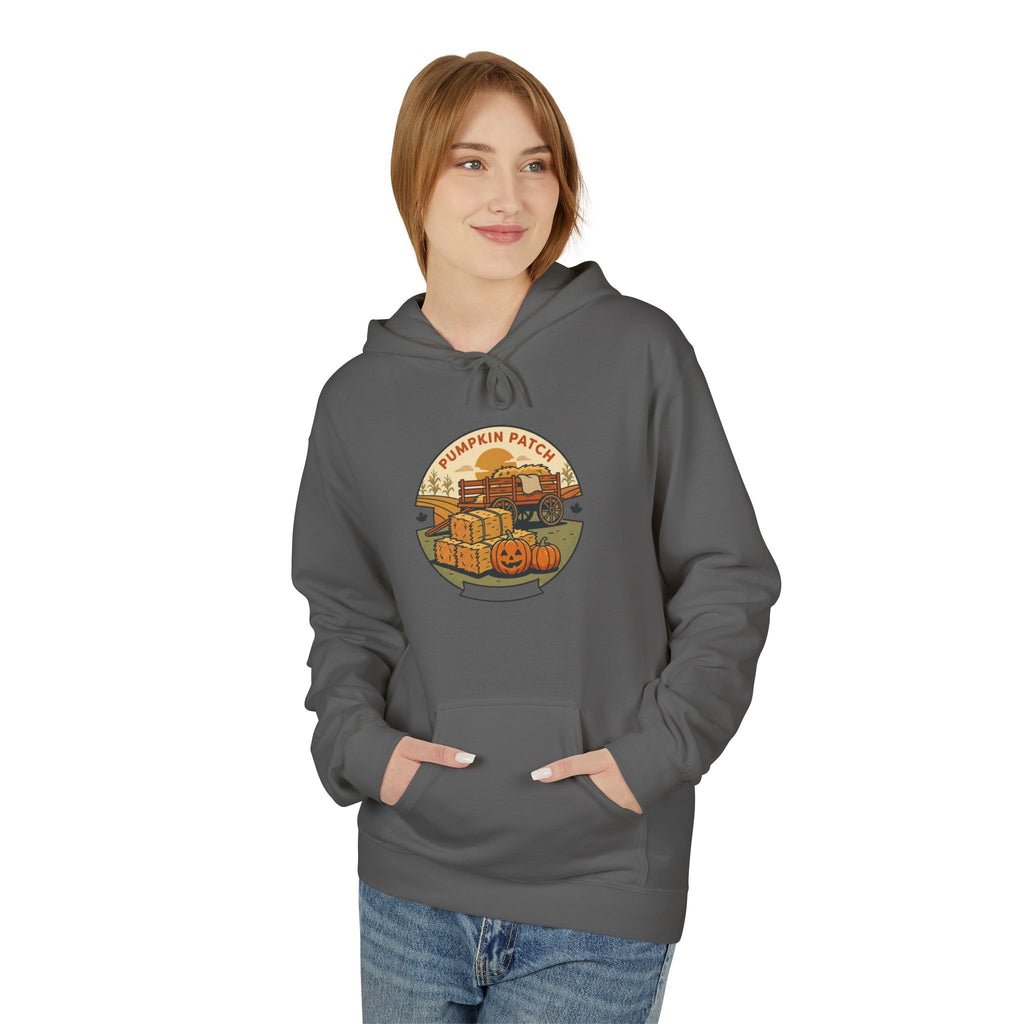 Vintage Camper Sunset Hoodie — Retro Camping Graphic Hooded Sweatshirt