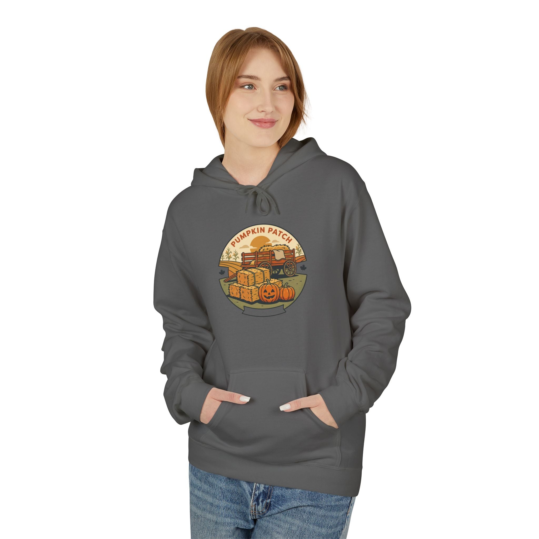 Vintage Camper Sunset Hoodie — Retro Camping Graphic Hooded Sweatshirt