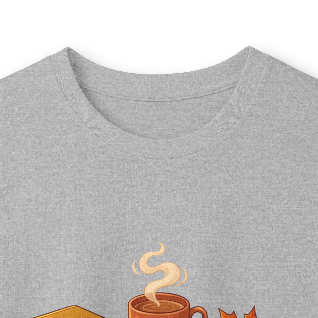Autumn Cozy Comfort Long Sleeve Tee — Pumpkin, Sweater & Hot Drink Fall Design