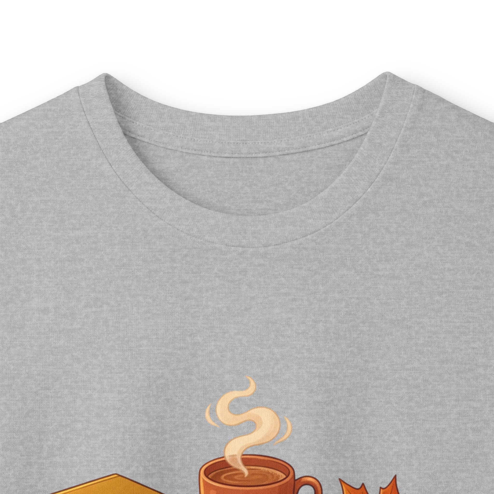 Autumn Cozy Comfort Long Sleeve Tee — Pumpkin, Sweater & Hot Drink Fall Design