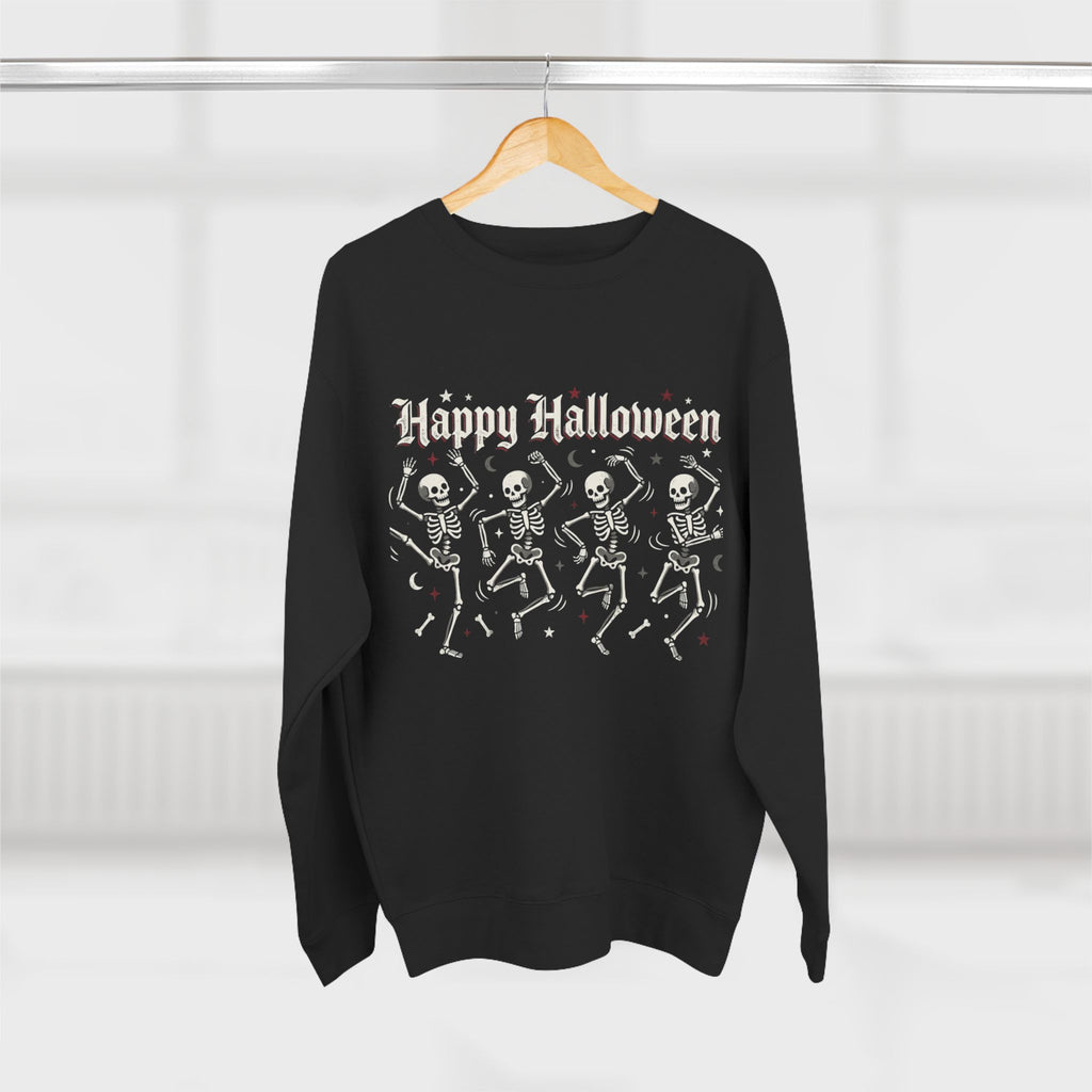 Happy Halloween Dancing Skeletons Sweatshirt