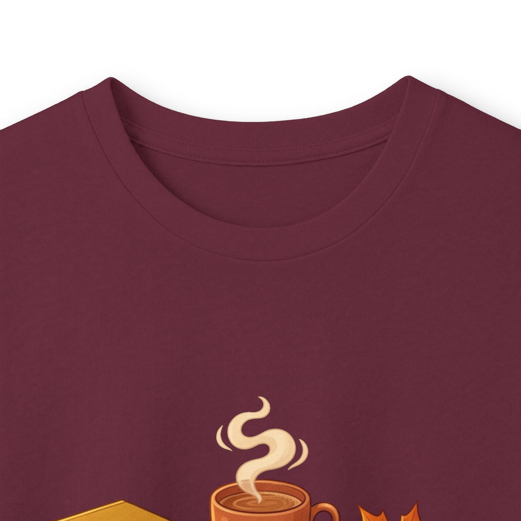 Autumn Cozy Comfort Long Sleeve Tee — Pumpkin, Sweater & Hot Drink Fall Design