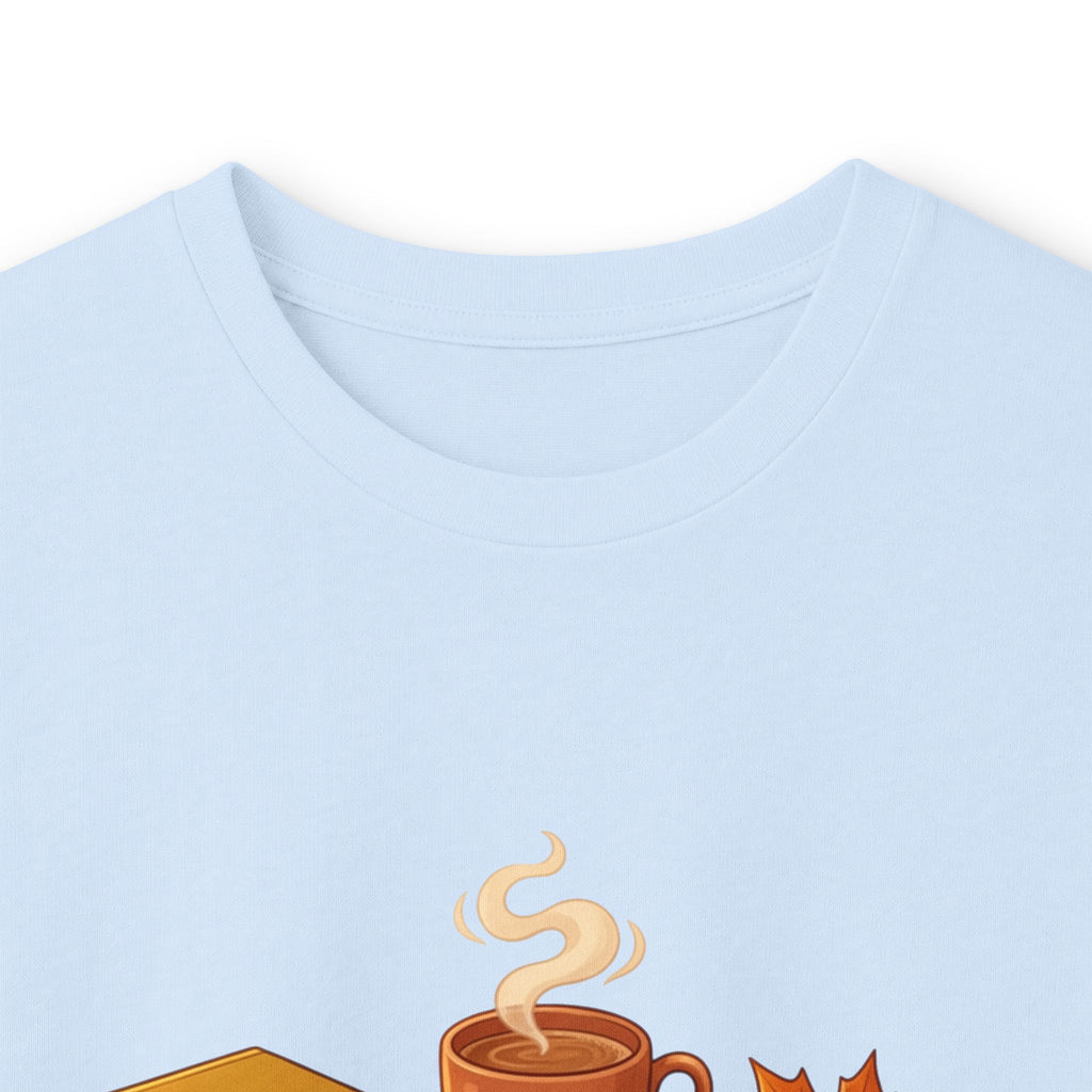 Autumn Cozy Comfort Long Sleeve Tee — Pumpkin, Sweater & Hot Drink Fall Design