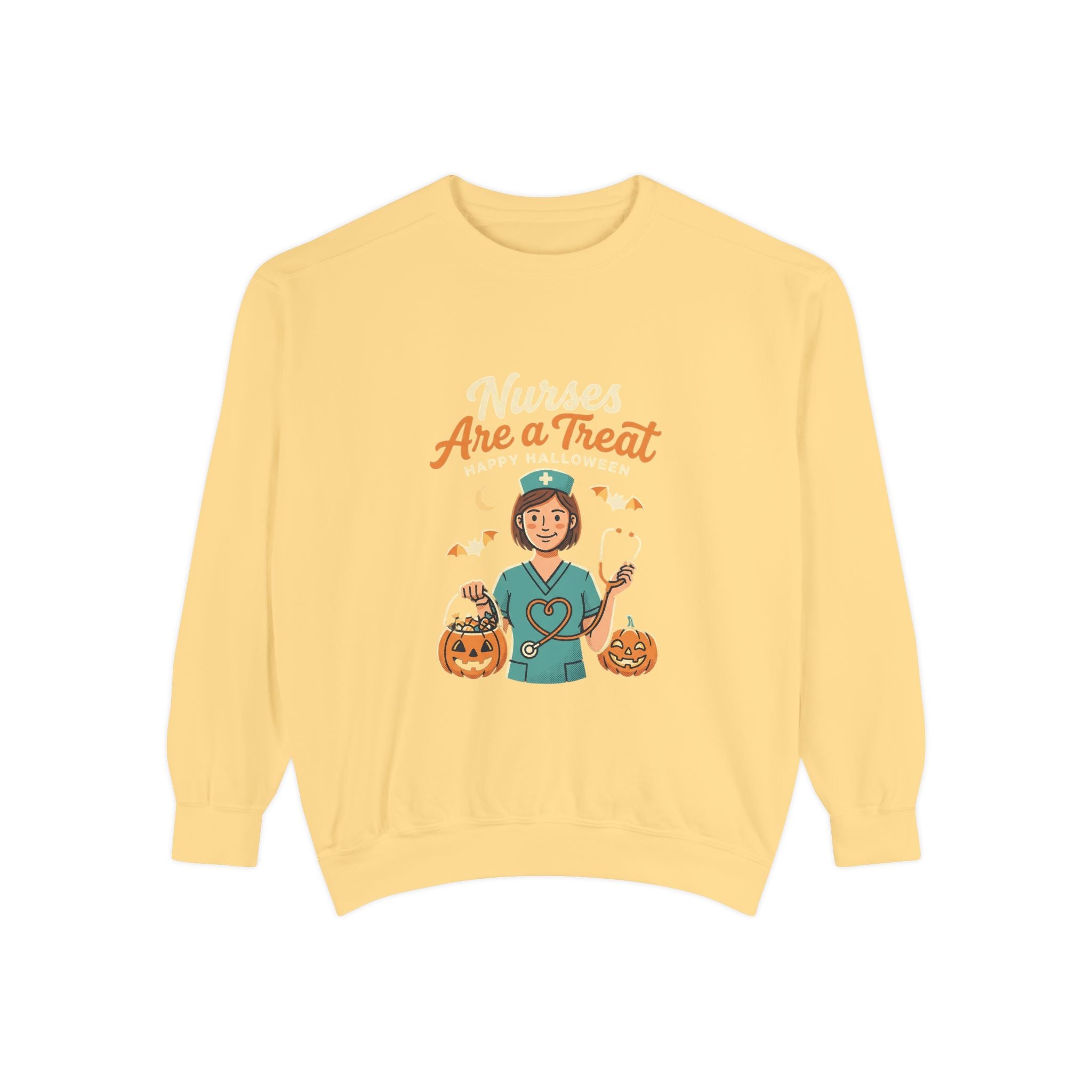 Nurses Are a Treat Sweatshirt | Halloween Nurse Shirt
