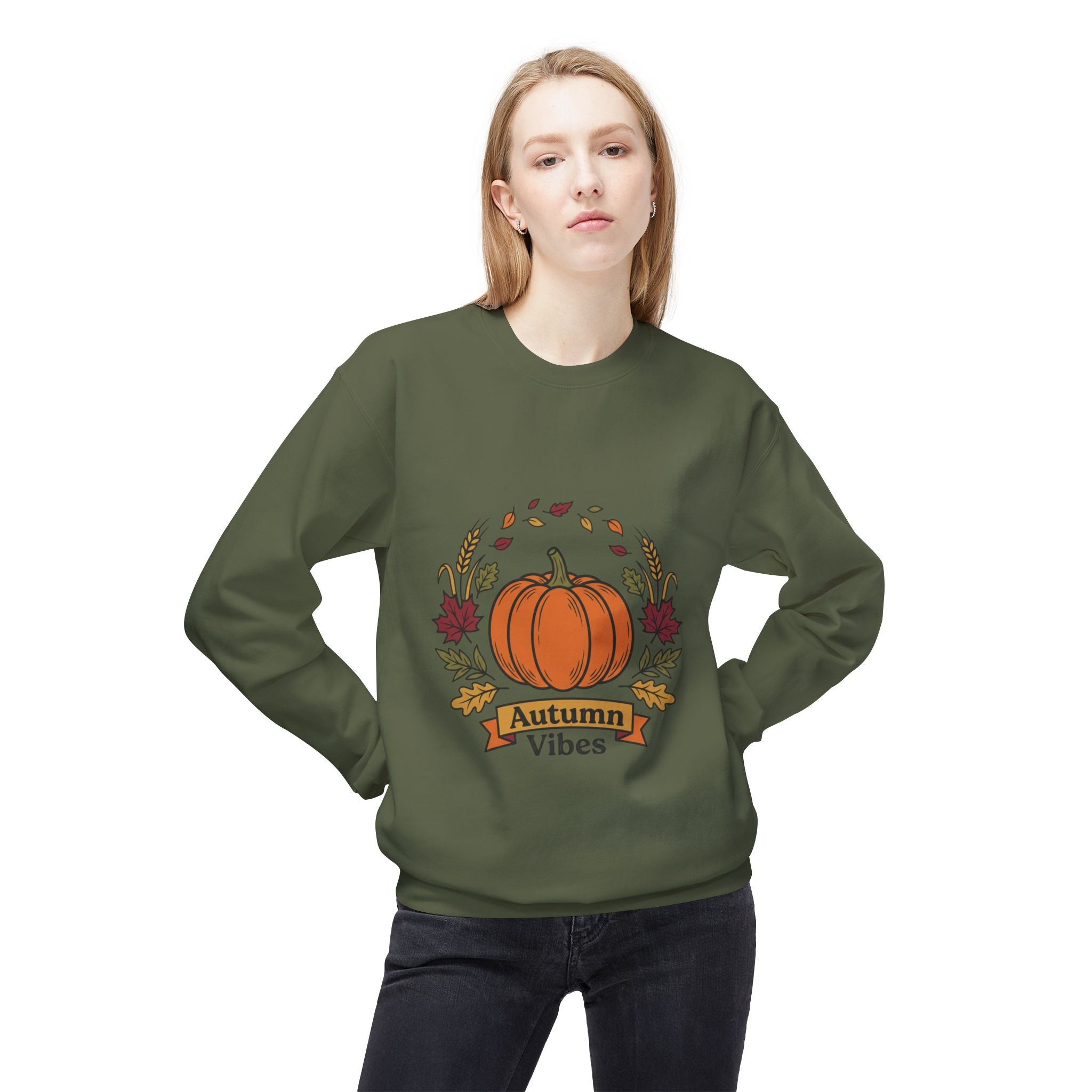 Autumn Vibes Pumpkin Sweatshirt