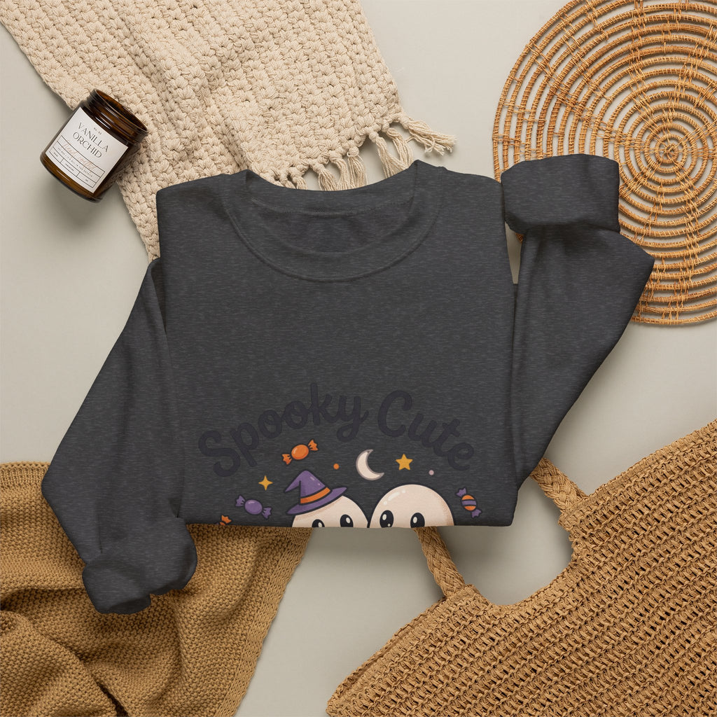 Spooky Cute Ghosts Crewneck Sweatshirt | Happy Hauntings Halloween