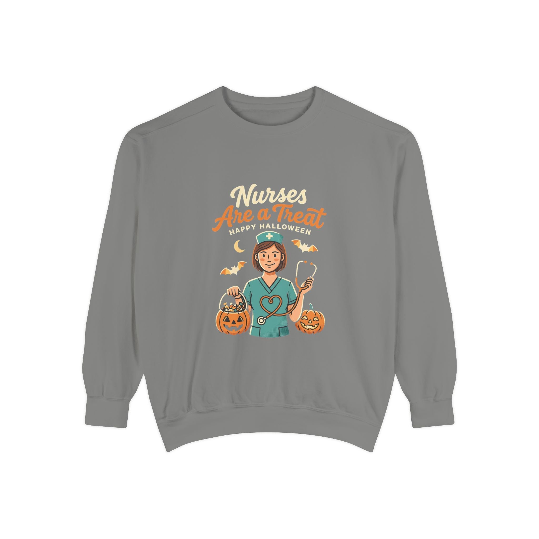 Nurses Are a Treat Sweatshirt | Halloween Nurse Shirt