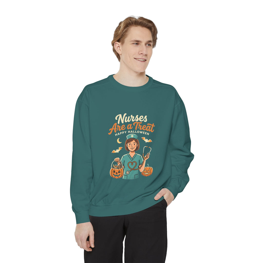 Nurses Are a Treat Sweatshirt | Halloween Nurse Shirt