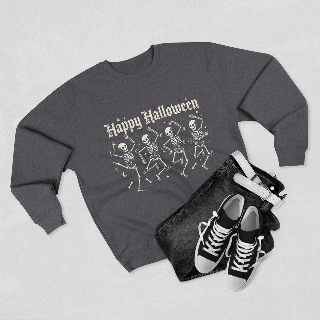 Happy Halloween Dancing Skeletons Sweatshirt