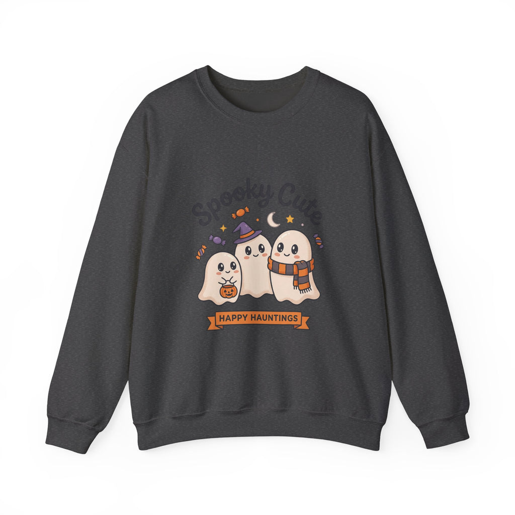 Spooky Cute Ghosts Crewneck Sweatshirt | Happy Hauntings Halloween